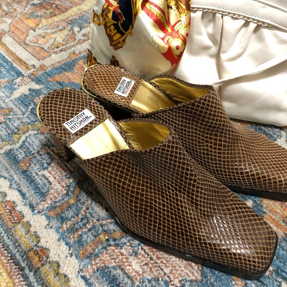 Snake print Heels
